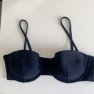 Navy J. Crew bikini top